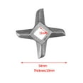 thumbnail image 3 of Cross shaped Professional Steel Kitchen Meat Grinder Blade Mincers Cutter Part #8, 3 of 3