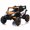 Orange, variant on 12V Electric Car for Kids,Kids Ride on Car UTV  Toy 4 Spring Suspension,EVA Tires,Safety Belt,Double Open Doors,Bluetooth,Music,LED Lights for 3-5