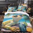 thumbnail image 3 of YJHDM Reptile Bedding Set, Children and Adolescents Down Duvet Cover Pillowcase, 2/3 Pieces, 3 of 6