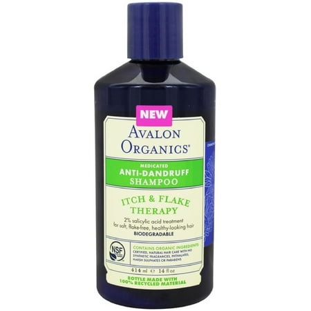 Avalon Organics Anti-Dandruff Itch & Flake Shampoo 14 oz