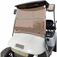 thumbnail image 2 of Huskey Foldable Tinted Golf Cart Windshield Compatible with EZGO TXT 1994 to 2013 W/ 3/4" Struts | 3/16" Thick with Bottom Rubber Body Protection Gasket | 25% thicker than most Aftermarket Windshields, 2 of 4
