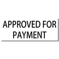 thumbnail image 5 of Large Self-Inking Approved For Payment Stamp, Trodat Printy 4913, Press and Print Stamping, Impression Size 7/8" x 2-1/4", Up to 10,000 Impressions - Burgundy Ink, 5 of 10