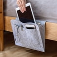 thumbnail image 6 of Home Textile Storage,Multi Function Bedside Organiser 3 Pocket Bed Sofa Hanging Storage Bag Holder For Book Phone Glasses TV Remote, 6 of 8
