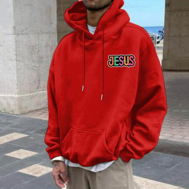 WILLBEST Sudaderas para Hombre Sudaderas con Capucha y Sudaderas para Hombre para Uso Informal Jersey Acogedor con Diseño Estampado Ajuste Holgado para La Temporada De Otoño e Invierno Grande