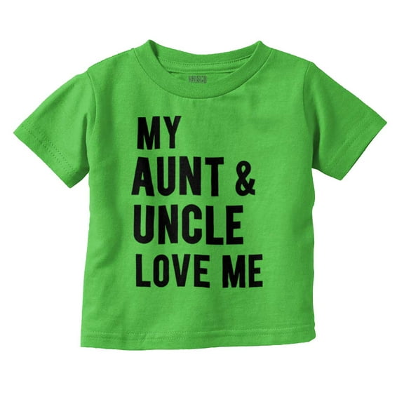 Auntie Uncle Present Loved Niece Cute Toddler Boy Girl T Shirt Infant Toddler Brisco Brands 6M