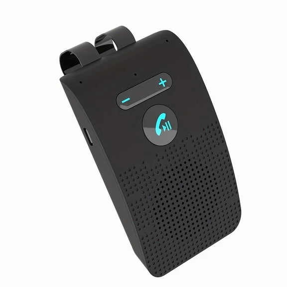 Wireless Vehical Sun Visor Speaker Car Kit Hands-Free Speakerphone MP3 Music Player Auto Power On Dual Phone Connectivity Car BT Handsfree Calling Kits