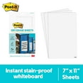 thumbnail image 1 of Post-it® Dry Erase Sheets DEFSHEETS-3PK, 7 in x 11.3 in (177 mm x 288 mm), 1 of 6
