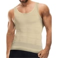 thumbnail image 2 of Men Slimming Body Shaper Vest Gynecomastia Compression Shirts Tummy Control Shapewear Moobs Undershirt Multicolor 2XL, 2 of 4