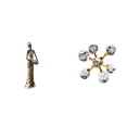thumbnail image 1 of Juego de figuras de mujeres africanas, estatua de resina hecha a mano, esfera de escritorio, adorno artesanal ideal para regalar, decoración del hogar, 1 of 8