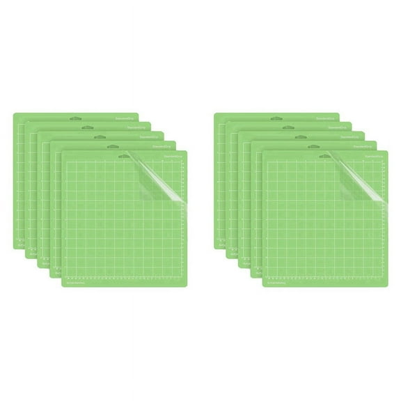 10Pcs Cutting Mat Light Grip for One/Air/Explore Air2&Air 3 /Maker&Maker 3,Quilting Cutting Mats 12X12 Inch-Green