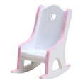 thumbnail image 3 of DIY en Miniatura Modelo Sillas Mecedora Muebles Decoración Sillas de Madera para Decoración D rosado Hugo Miniatura, 3 of 10