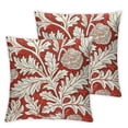 thumbnail image 2 of ARISTURING Vintage Throw Pillow Covers Set of 2 Artwork Apple Chrysanthemum Honeysuckle Decorative Cushion Cases for Sofa Couch, 2 of 6