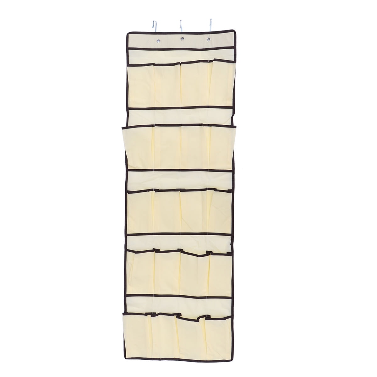 Over The Door Shoe Organizer 20 Pockets Hanging Shoe Storage with 3