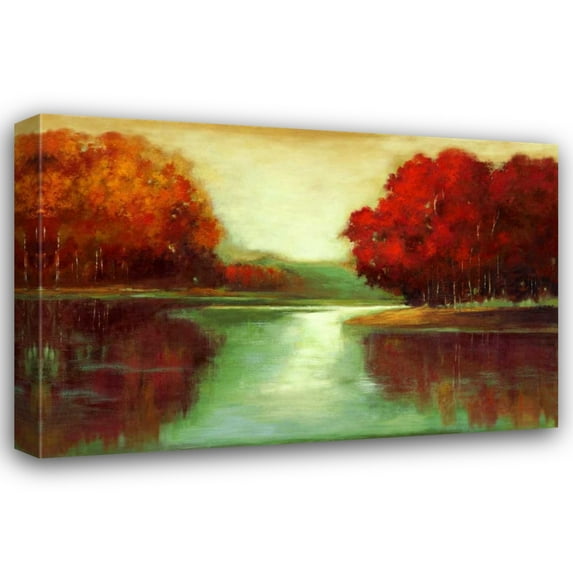 Asia Jensen 32x23 Gallery Wrapped Canvas Wall Art Titled - Vanilla Sky