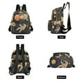 thumbnail image 4 of FORMRS Mini Backpack Purse for Women Travel Daypack Casual Shoulder Bag, Retro Watercolor Planet, 4 of 7
