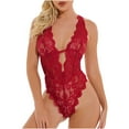 thumbnail image 2 of uublik Lingerie Set for Women Sexy Naughty Bodysuit Plus Size Babydoll Lace Sexy Naughty, 2 of 5