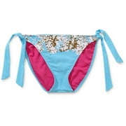 Op - Juniors Floral Side-Tie Bikini Bottom