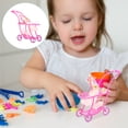 thumbnail image 2 of 3 Pcs Poussettes Miniatures pour Maison de Poupée, Jouets de Poussette Simulés, Ornements de Maison de Poupée pour Enfants, 2 of 4