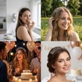 thumbnail image 2 of Miallo Sparkling Silver "BIRTHDAY GIRL" Rhinestone Headband, Shimmering Birthday Party Hair Accessory for Women and Girls, 2 of 7