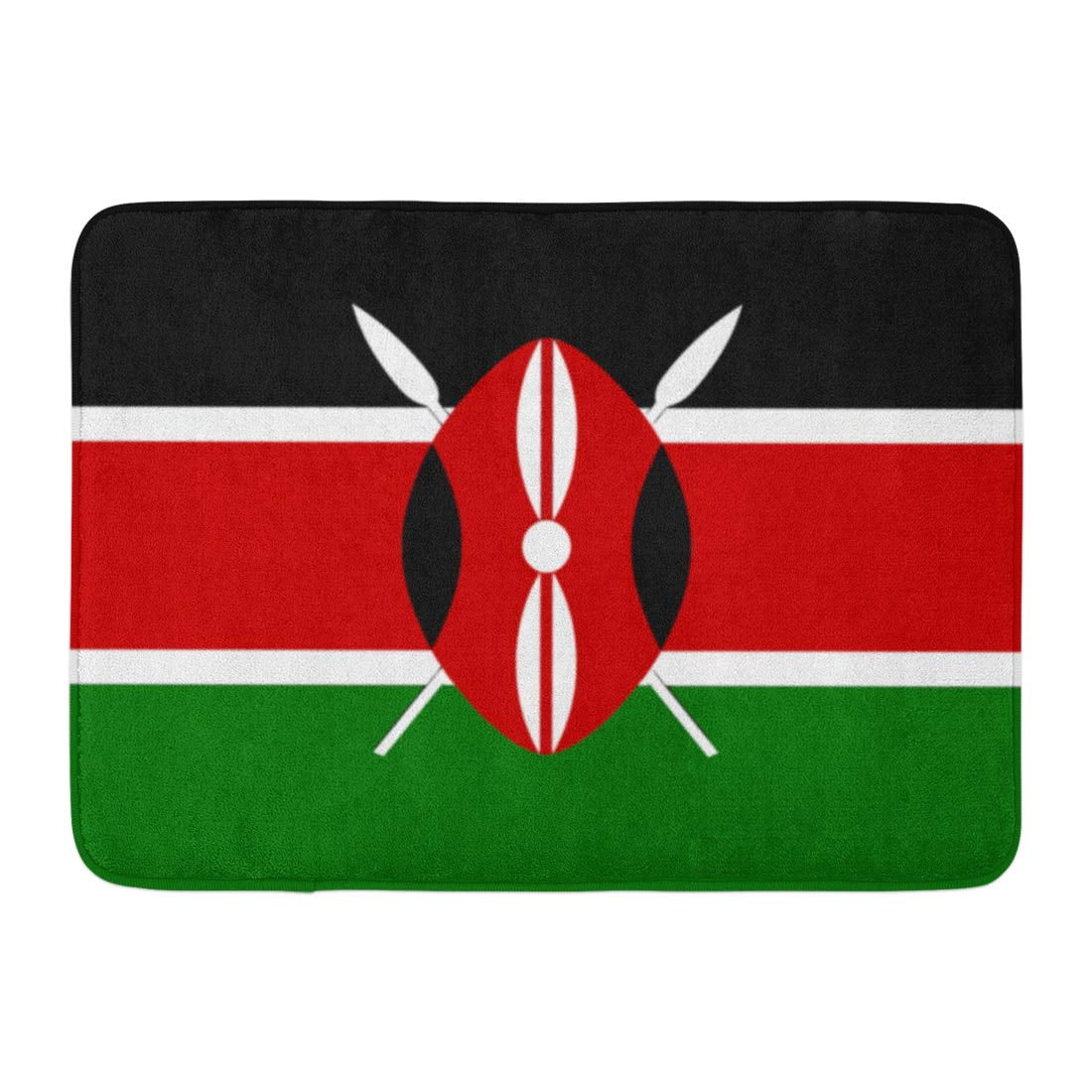 LADDKE Kenyan Original and Simple Kenya Flag in Official Colors