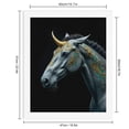 thumbnail image 2 of Paint by Numbers Kit for Adults, Majestic Fantasy Horse Art Deco Paint by Numbers, Easy Paint by Numbers Kit for Adults Beginner, DIY Adult Paint by Number Kits on Canvas, 12x16in Home Decor, 2 of 7