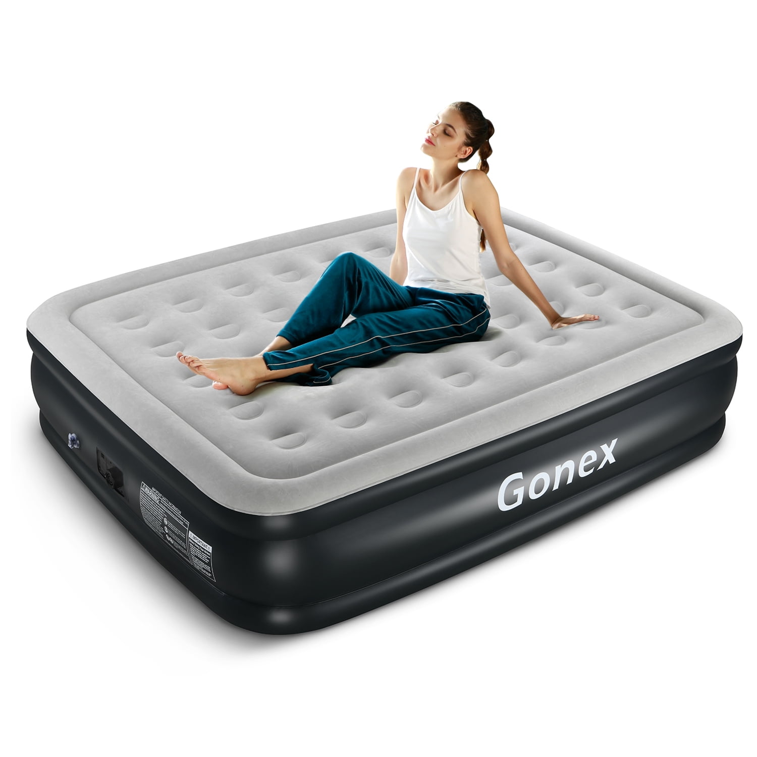 inflatable double mattress. 