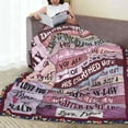 thumbnail image 3 of LHSHID Bonus Daughter Christmas Blanket Gifts Bonus Daughter Throw Blankets Stepdaughter Gifts from Stepmom Thanksgiving Gifts for Step Daughter Blanket 60x80in, 3 of 6