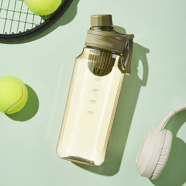 Botella Deportiva De 750 Ml, Hervidor Port Til, Con Compartimento Para T , Pl Stico Sin Bpa, Para Fitness Y Exteriores, Para Hombre Y Mujer, Soluci N De Hidrataci N, Recipiente Ecol Gico
