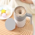thumbnail image 2 of GUOOL Auto Mixing Coffee Mug Intelligent Mixer Thermal Mug Stainless Steel Auto Mixing Gray Battery Type, 2 of 9