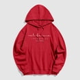 thumbnail image 2 of WZXFASHION Chandail à Capuchon pour Femmes à Manches Longues avec Poche, Imprimé de Lettres « Maff Caff », Liquidation à 50 % de Rabais, Chandail à Fermeture Éclair, 2 of 5