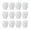White, variant on 12pair Jewelry Photography Gloves Protective Work Mittens Sophisticated Glove for Jewelers and Enthusiasts