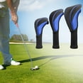 thumbnail image 3 of 3Pcs/Set Golf Club head cover with No. Tags Golf Accessories High Quality Blue, 3 of 8