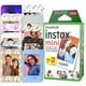 thumbnail image 2 of Fujifilm Instax Mini Film - Fuji Film Instant Film - Twin Pack (20 hojas) - Bundled con Moshify 20 marcos de pegatinas coloridos, 2 of 2