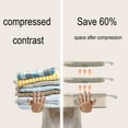 thumbnail image 4 of Clearance Sales! Compression Packing Cubes for Suitcases, 4 Pcs Set Packaging Bags Space Saving Travel Essentials, Compressible Expandable Luggage Organizer Bags Set for Carry On, 4 of 6