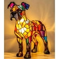 thumbnail image 4 of Corgi Lamp and Pug Lamp, Dog Series Art Night Light, Stained Resin French Bulldog Tabletop Night Light, Vintage Animal Home Decor, Cute Pet Dogs Themed LED Table Lamps with Warm Ambient Glow, 4 of 6