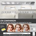 thumbnail image 6 of Miniyam LED Bathroom Vanity Light , Modern 7-Light Chrome Acrylic Wall Lighting Fixtures over Mirror, 6 of 7