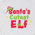 thumbnail image 3 of Inktastic Christmas Santa's Cutest Elf Baby Burp Cloth, 3 of 3