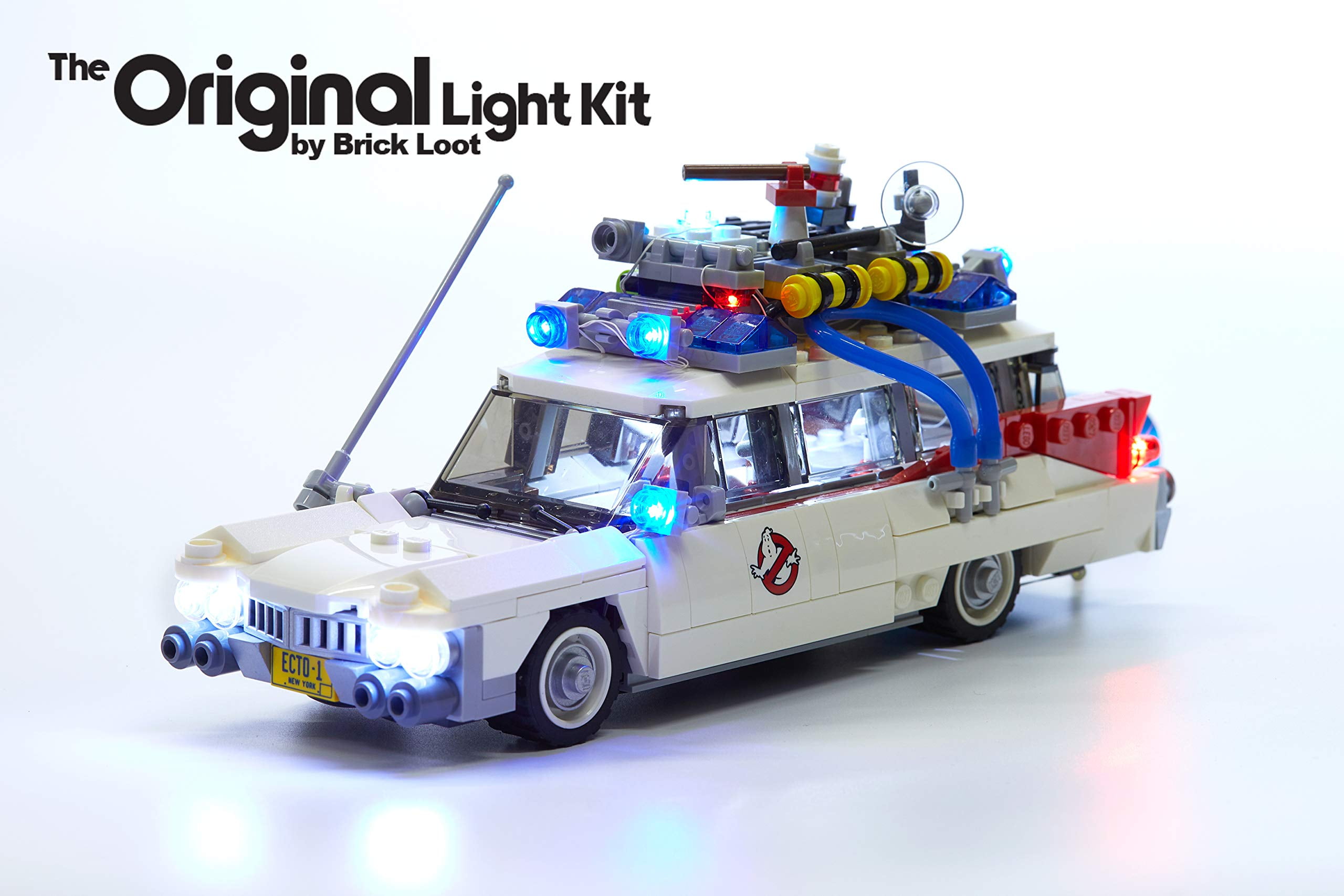 Lighting Kit for Your Lego Ghostbusters Ecto-1 21108 (Lego Set / Car Not Included) Light Up by Brick Loot -