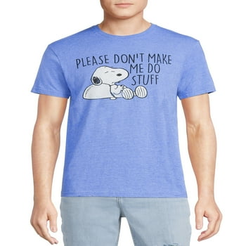 Peanuts Snoopy Men's & Big Men's Short Sleeve Tee Shirt, Sizes S-3XL