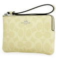 thumbnail image 4 of Coach Women's Small Corner Zip Wristlet in Signature Canvas (Hay), 4 of 5