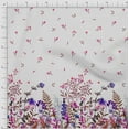 thumbnail image 2 of oneOone Cotton Flex Fabric Leaves & Flower Panel Print Sewing Fabric BTY 40 Inch Wide, 2 of 3