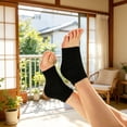 thumbnail image 7 of 1Pair Nylon Ankle Support Sleeves Breathable Ankle Brace Slip On Ankle Stabilizer For Running Walking Hiking Sports Sprain Protection(Black-17.5Cm), 7 of 7