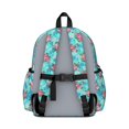 thumbnail image 3 of Pioneer Flower Floral Print Pattern Backpack for School, Cute School Bag with Adjustable Shoulder Straps and Padded Back, 13.4"x11"x4.7", 3 of 5