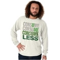 thumbnail image 5 of U Me Consume Less Waste Earth Day Long Sleeve TShirt Men Women Brisco Brands 2X, 5 of 6