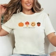 thumbnail image 5 of S.W.Smiley Fall Icons - Women's Short Sleeve Graphic T-Shirt, 5 of 12