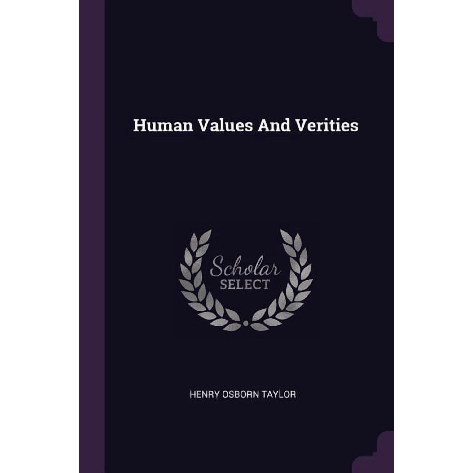 Human Values And Verities (Paperback)