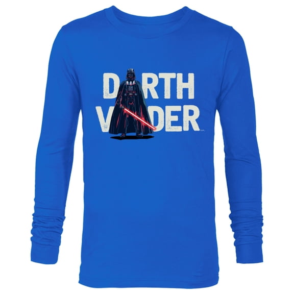 Star Wars Darth Vader Letter Replacement - Long Sleeve T-Shirt for Men – Customized-Royal