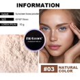 thumbnail image 5 of Polvo suavizante corrector de colores aptos, polvo fijador de maquillaje resistente al agua, resistente al sudor y al aceite, 5 of 5