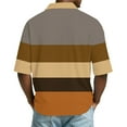 thumbnail image 3 of Men Polo Shirts Golf Short Sleeve Shirt Big and Tall Lapel Button Solid Color Slimming Lightweigh T-Shirts White 4XL, 3 of 5