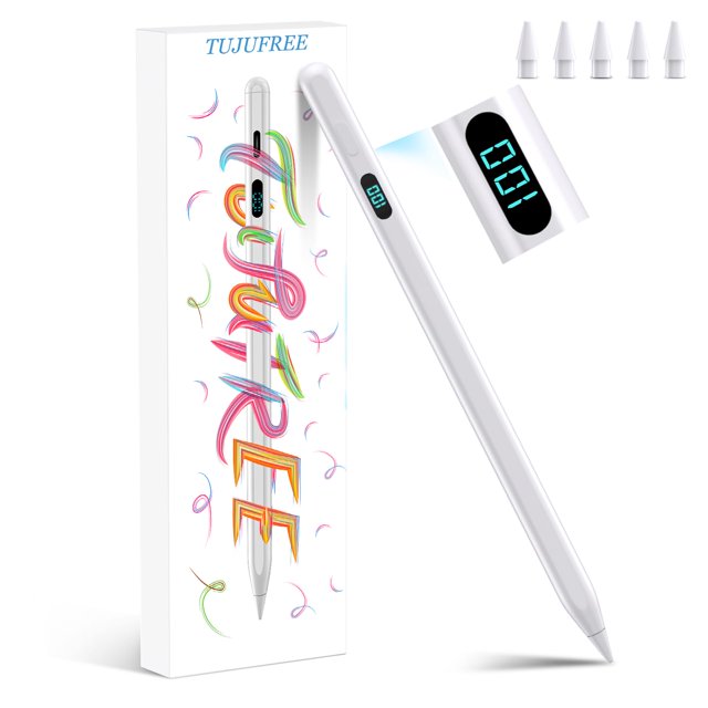 Lápiz capacitivo TUJUFREE para iPad Pencil compatible con iPad 6-11ª generación